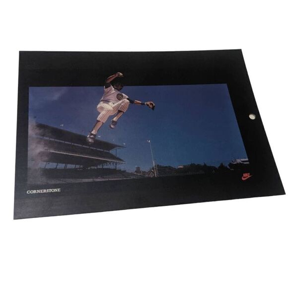 1983-1985 Nike Poster Card 5X7 Cornerstone Ryne Sandberg Chicago Cubs MLB‎ - Picture 1 of 2